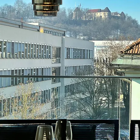 Penthouse - Garden Lägenhet Ljubljana