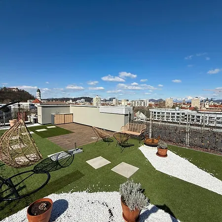 Apartmán Penthouse - Garden Lublaň